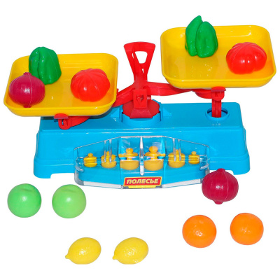 Игровой набор Весы и набор продуктов Полесье 53787